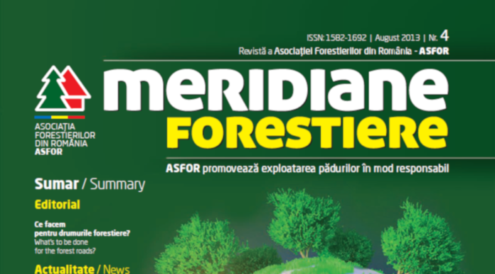 Revista Meridiane Forestiere nr. 4 august 2013