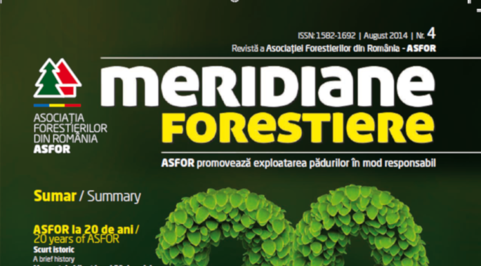 Revista Meridiane Forestiere nr. 4 august 2014