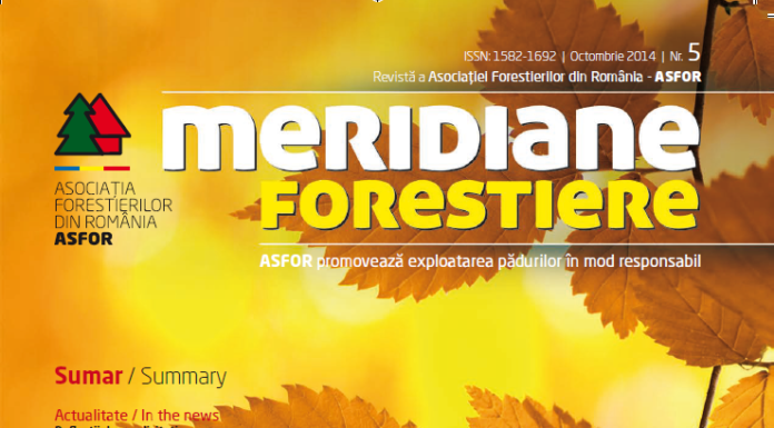 Revista Meridiane Forestiere nr. 5 octombrie 2014