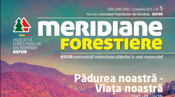 Revista Meridiane Forestiere nr. 5 octombrie 2015