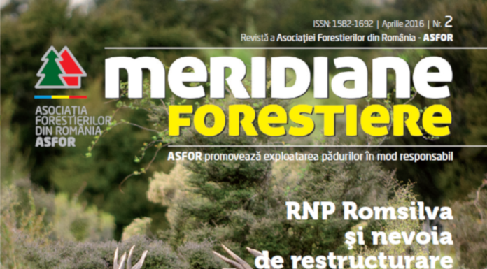 Revista Meridiane Forestiere nr. 2 aprilie 2016