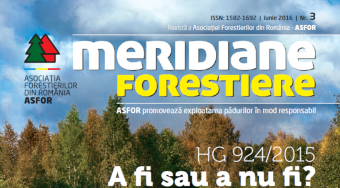 Revista Meridiane Forestiere nr. 3 iunie 2016