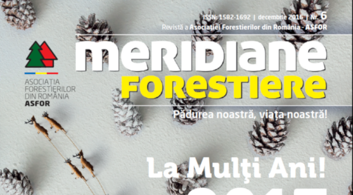 Revista Meridiane Forestiere nr. 6 decembrie 2016