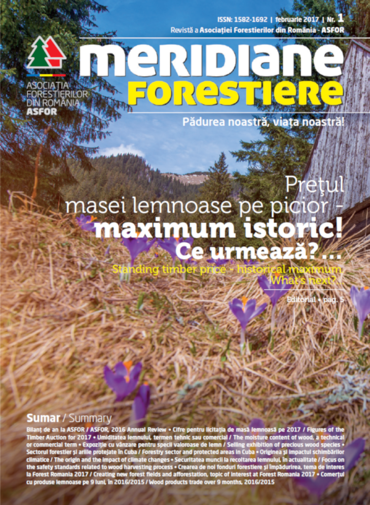 Revista Meridiane Forestiere nr. 1 februarie 2017