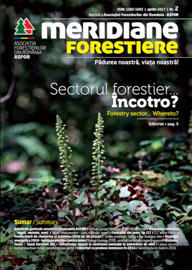 Revista Meridiane Forestiere nr. 2 aprilie 2017