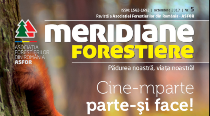 Revista Meridiane Forestiere nr. 5 octombrie 2017