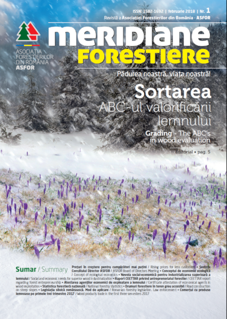 Revista Meridiane Forestiere nr. 1 februarie 2018