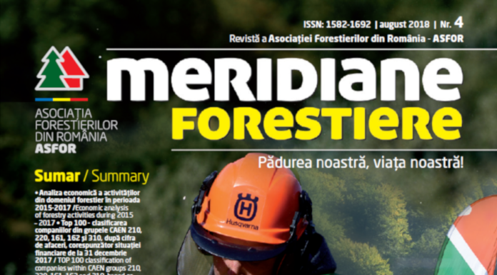 Revista Meridiane Forestiere nr. 4 august 2018