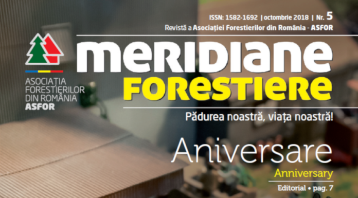 Revista Meridiane Forestiere nr. 5 octombrie 2018