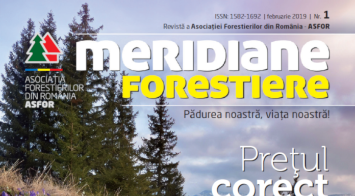 Revista Meridiane Forestiere nr. 1 februarie 2019