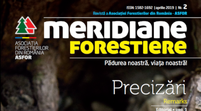 Revista Meridiane Forestiere nr. 2 aprilie 2019