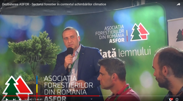 Dezbaterea ASFOR – Sectorul forestier în contextul schimbărilor climatice